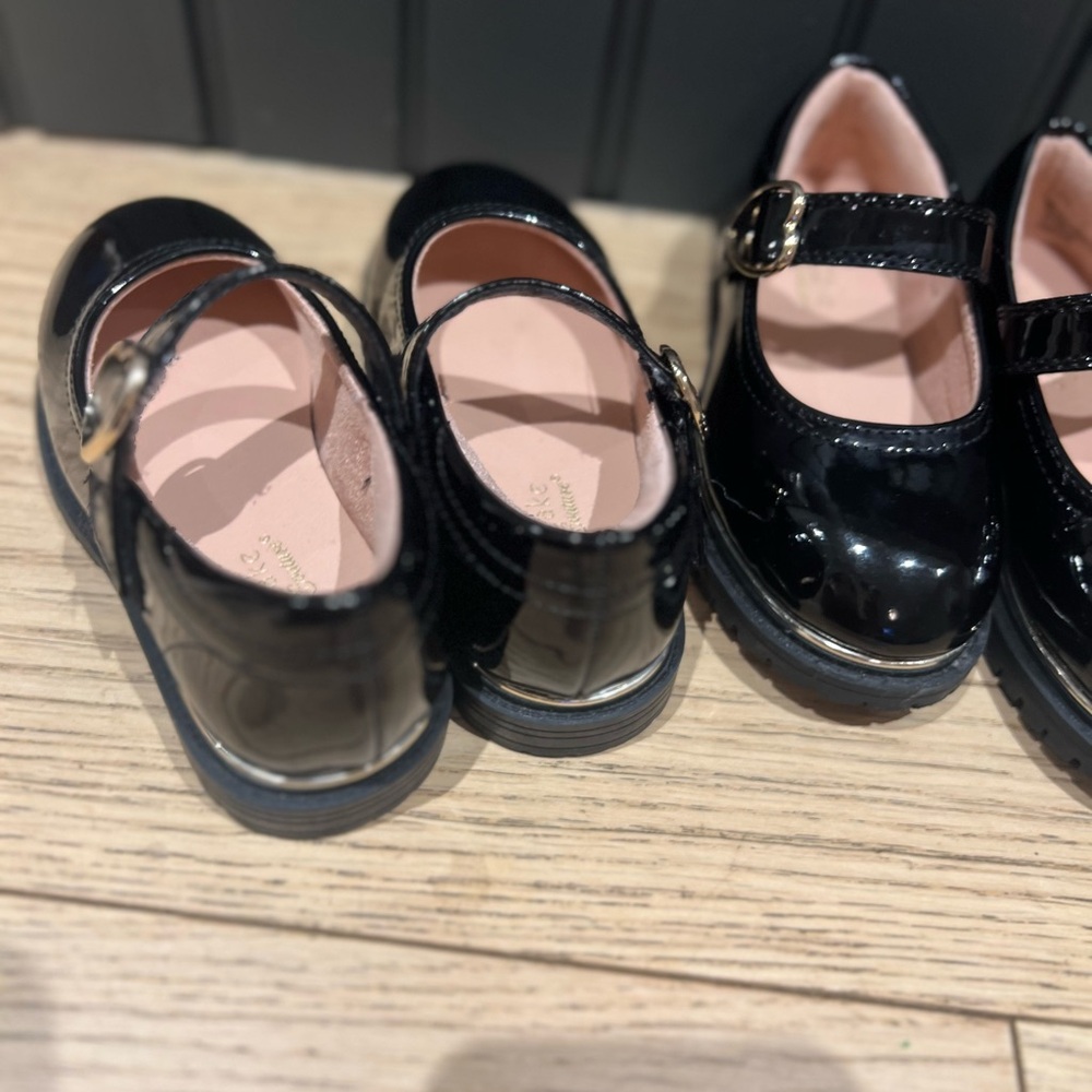 Black Patent Leather Toddler Shoes